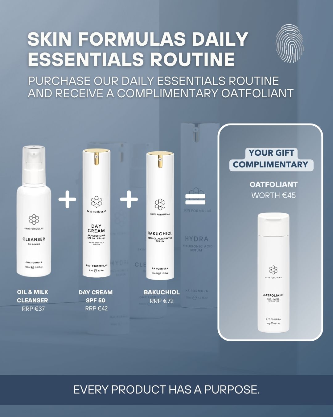 Skin Formulas Daily Essentials Routine | Complimentary Oatfoliant