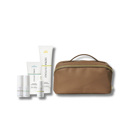 Ultraceuticals Ultra Essential collection with cleanser, serums, moisturiser and gift bag