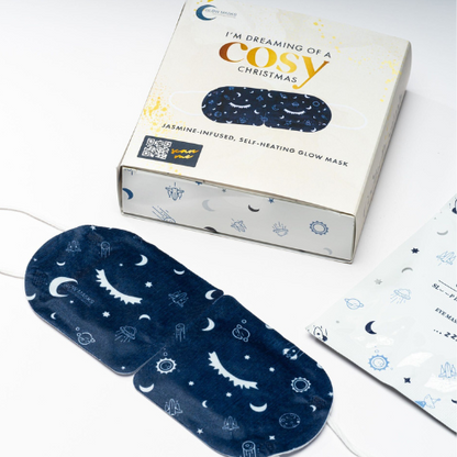Cosy Christmas Glow Masks – Box of 5 (Jasmine Scented)