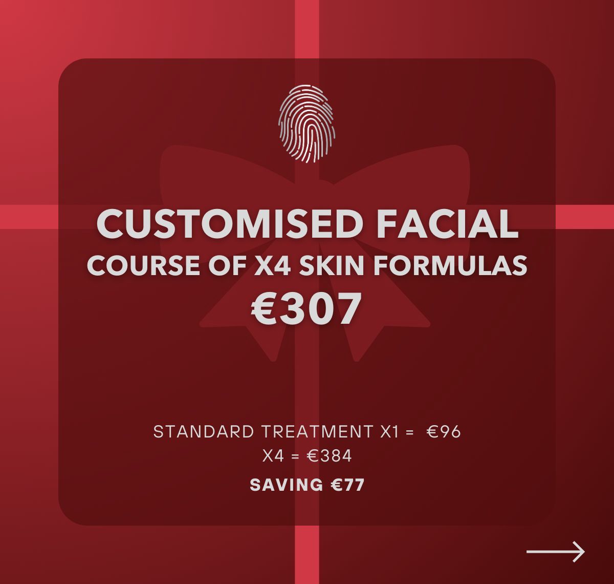 Course of x4 Customised Facials