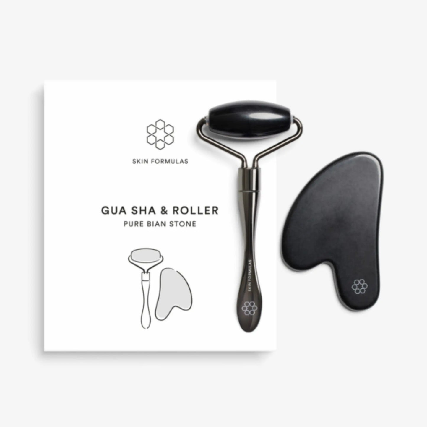 Pure Bian Stone Gua Sha & Roller Skin Formulas