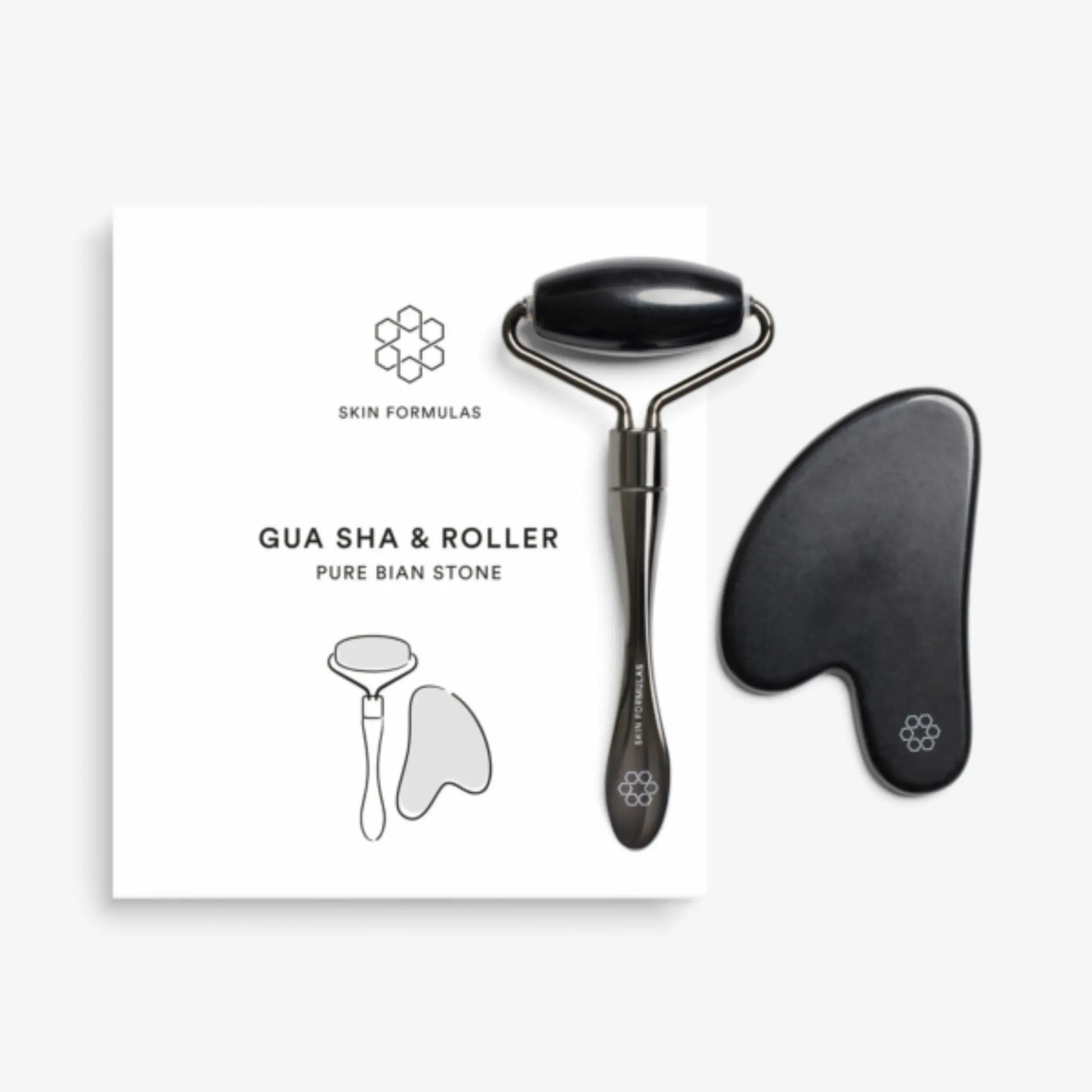 Pure Bian Stone Gua Sha & Roller Skin Formulas