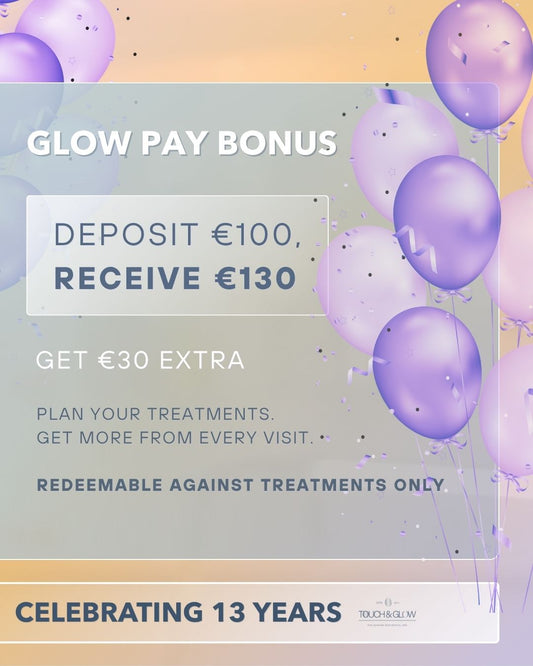 13th Birthday Glow Pay Bonus | Deposit €100, Receive €130