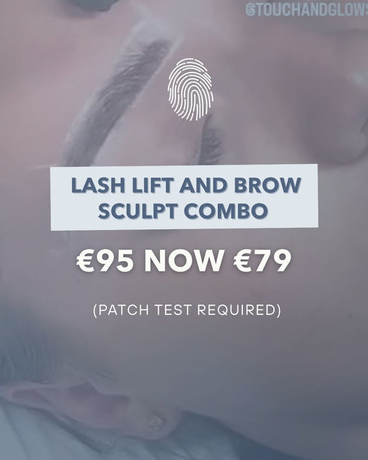 Lash Lift and Brow Sculpt Combo