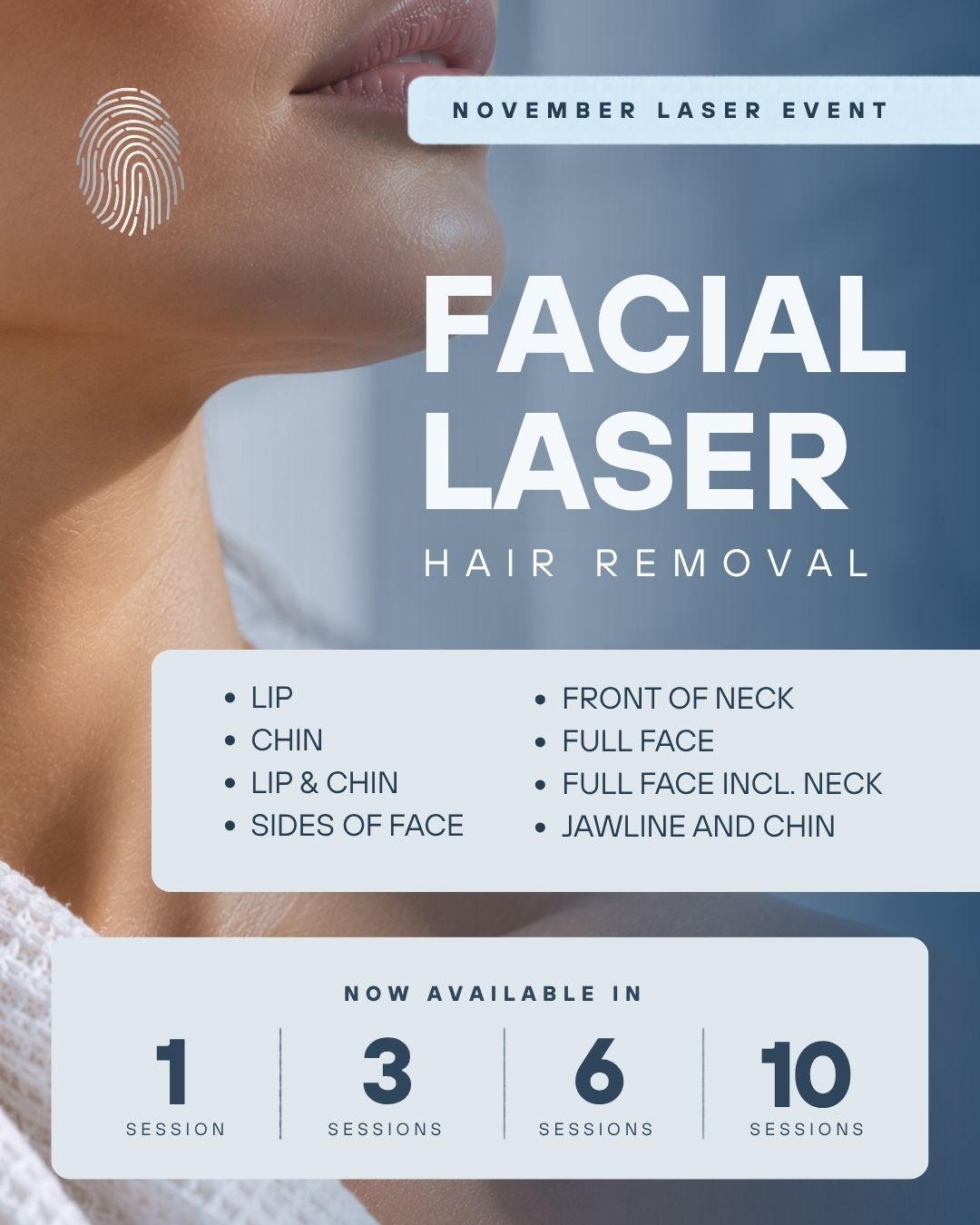 November Laser Event | Facial Laser Hair Removal