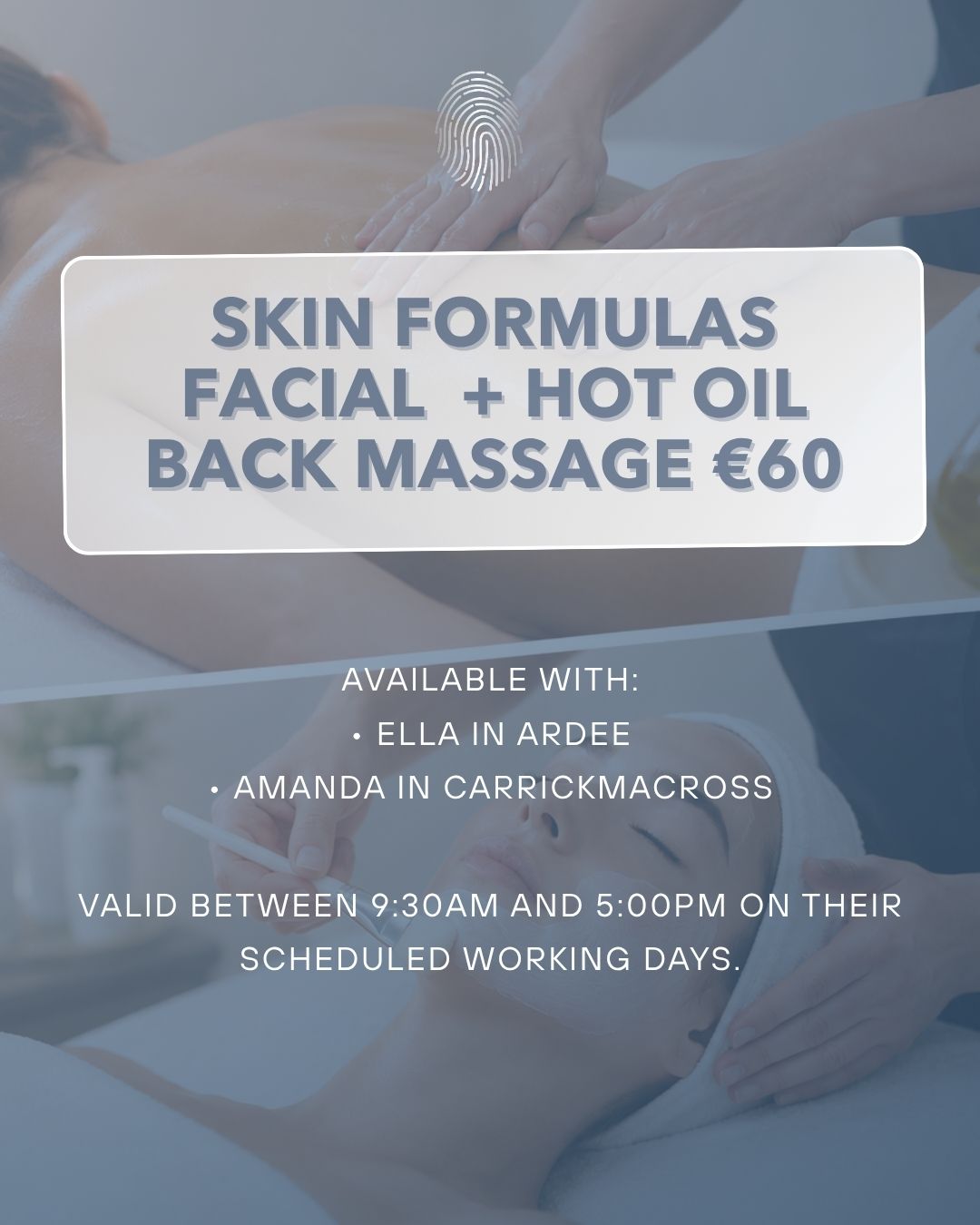 Skin Formulas Facial & Massage Experience