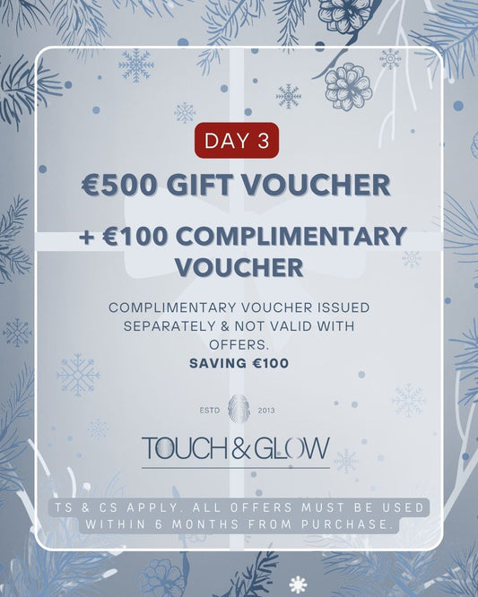 DAY 3 - €500 GIFT VOUCHER + €100 COMPLIMENTARY VOUCHER