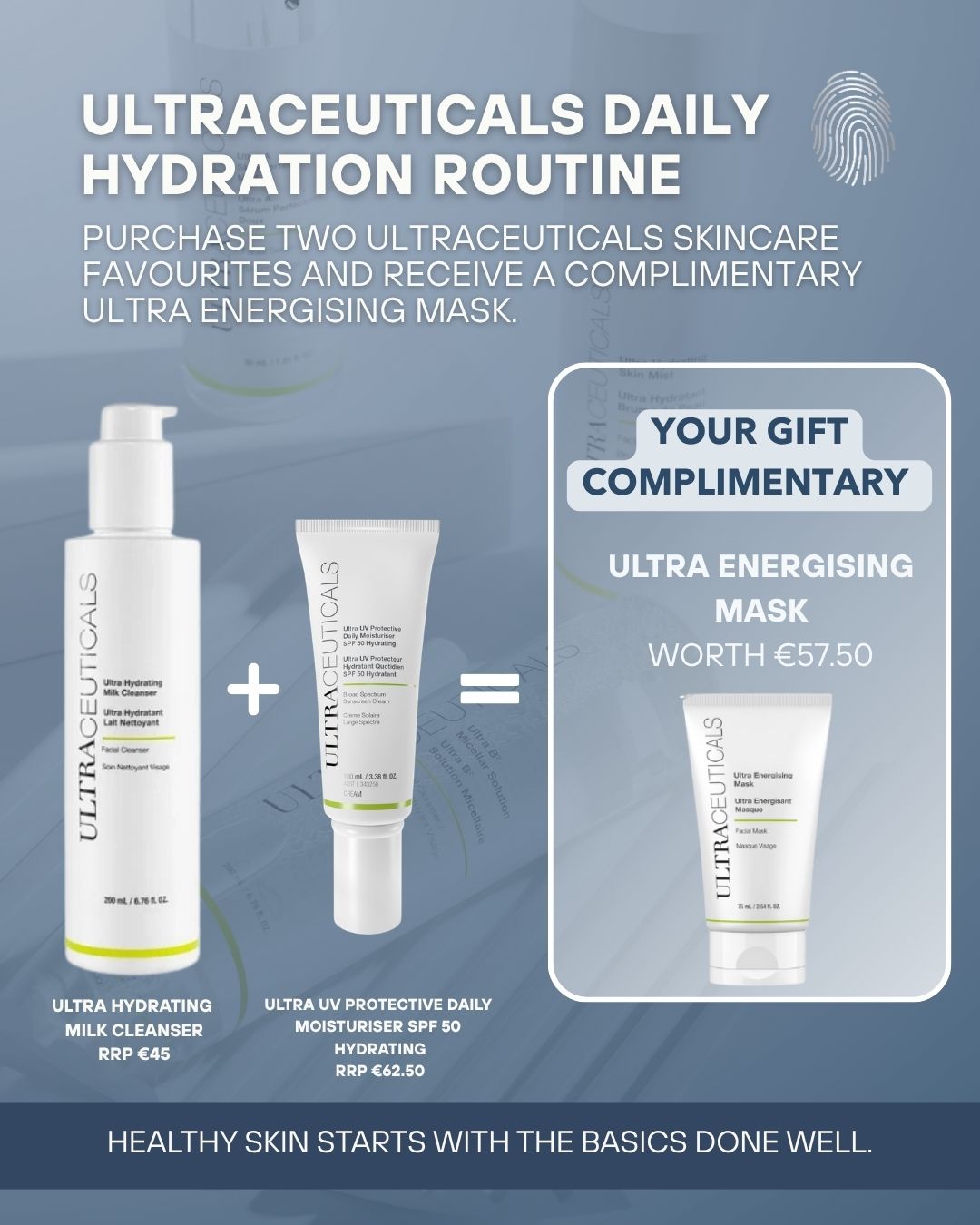 Ultraceuticals Daily Hydration Routine | Complimentary Ultra Energising Mask