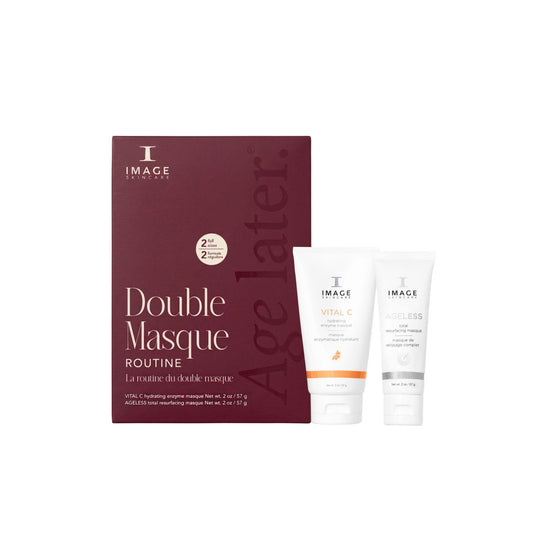 IMAGE Skincare Double Mask Routine gift set with two full-size facial masques