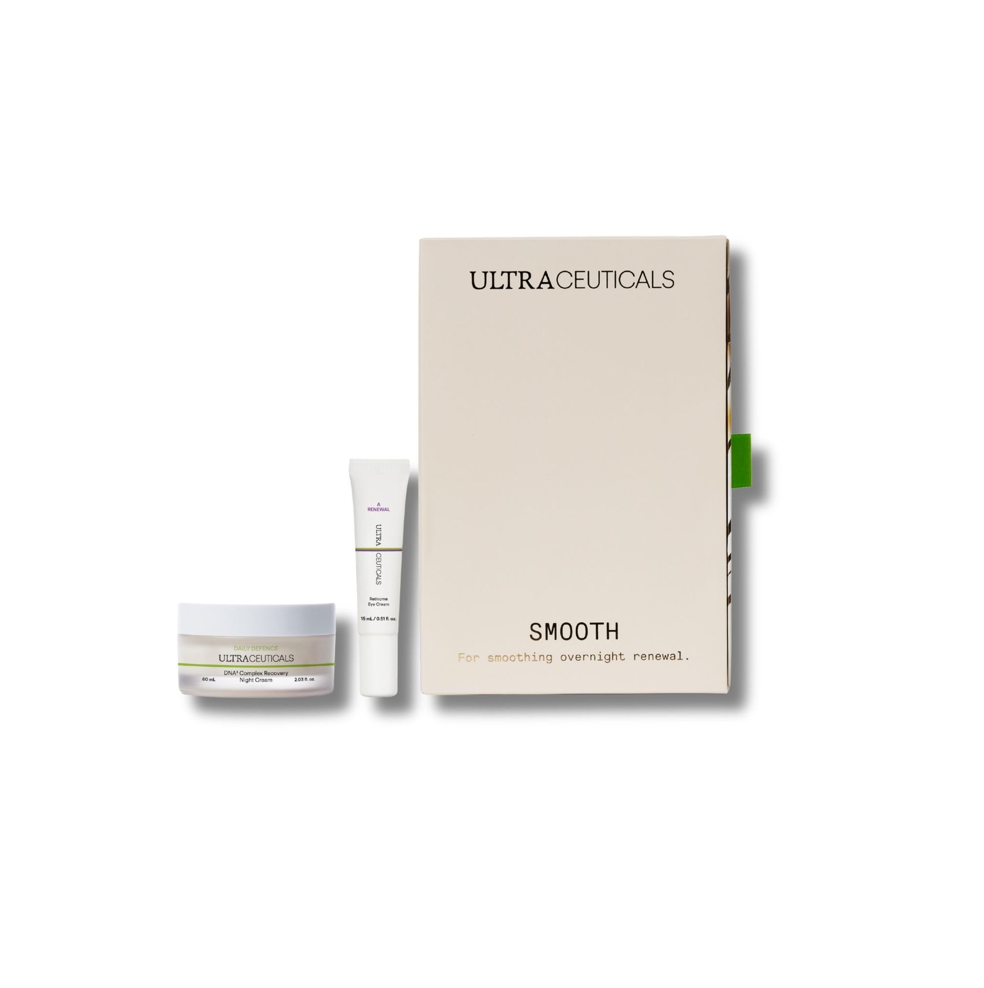 Ultraceuticals Ultra Smooth set with recovery night cream and Retinome eye cream