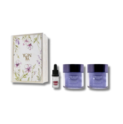 Yon-Ka Day and Night gift box with Time Resist day cream, night cream and retinol serum