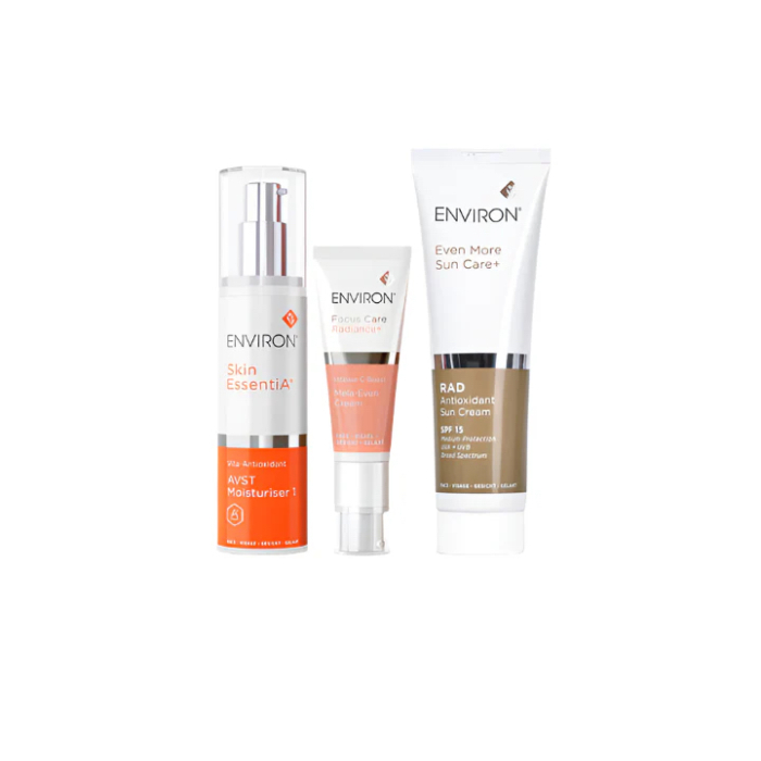 Even & Protect - AVST Moisturiser, Mela-Even Cream, Complimentary RAD Antioxidant Sun Cream SPF 15 Worth €32 - Image 2